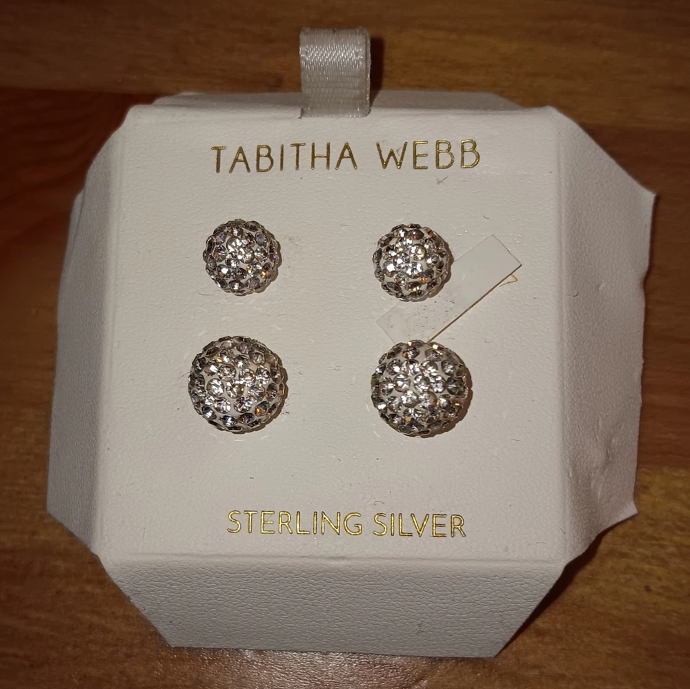 New Sterling Stud Earrings